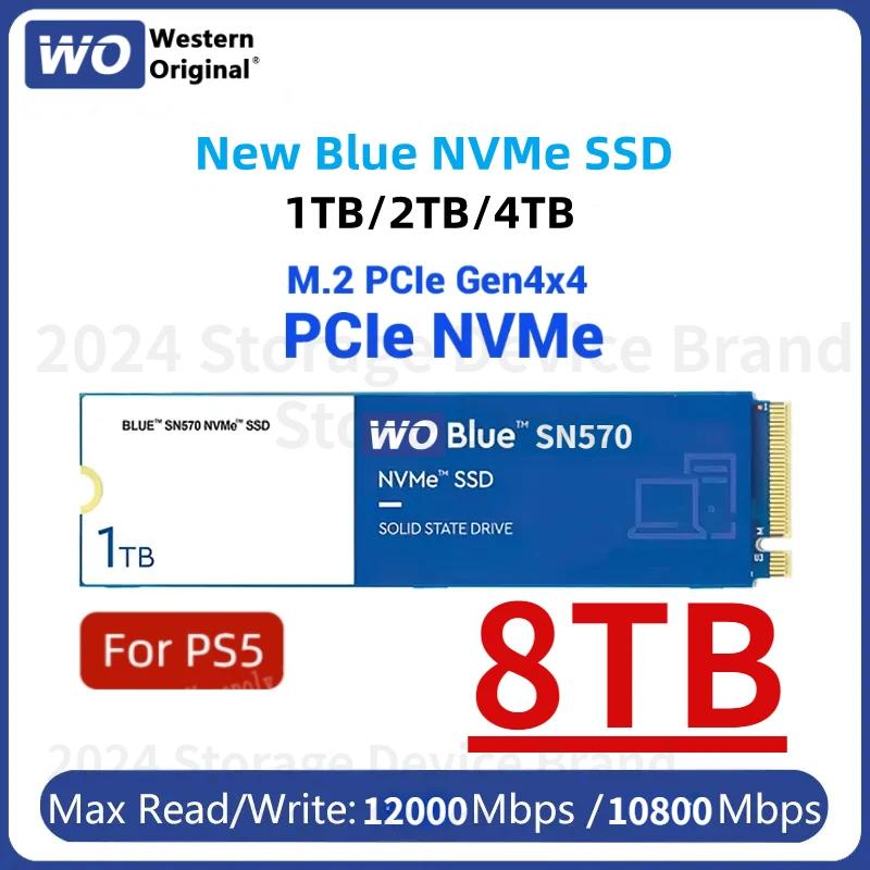 2024 Ʈ PC PS4 PS5   ָ Ʈ ̺,  SN570 NVMe, 8TB, 4TB, 2TB, 1TB, 500GB, 250GB SSD, PCIe 4.0*4 M.2 2280, 